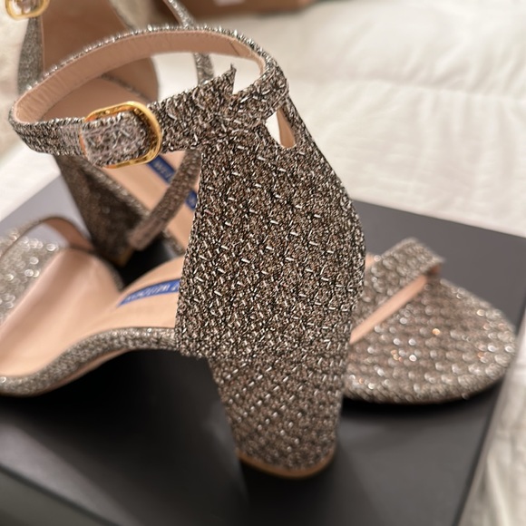 Stuart Weitzman beaded sandal size 9 1/2 - Picture 6 of 11